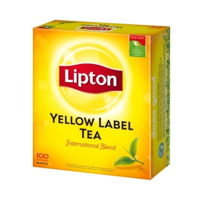 Lipton Yellow Label Black Tea (100 Tea Bags) 200 GM