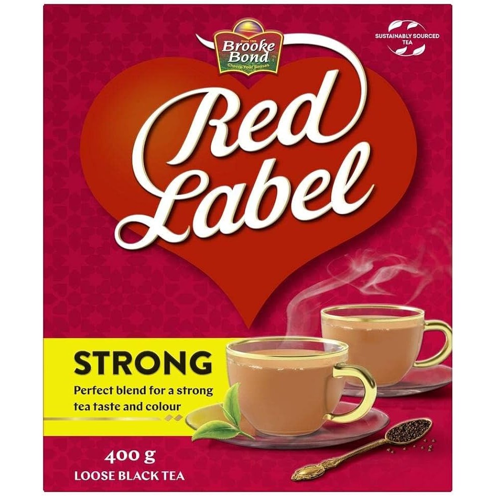 BROOKE BOND RED LABLE BLACK TEA 400 GM