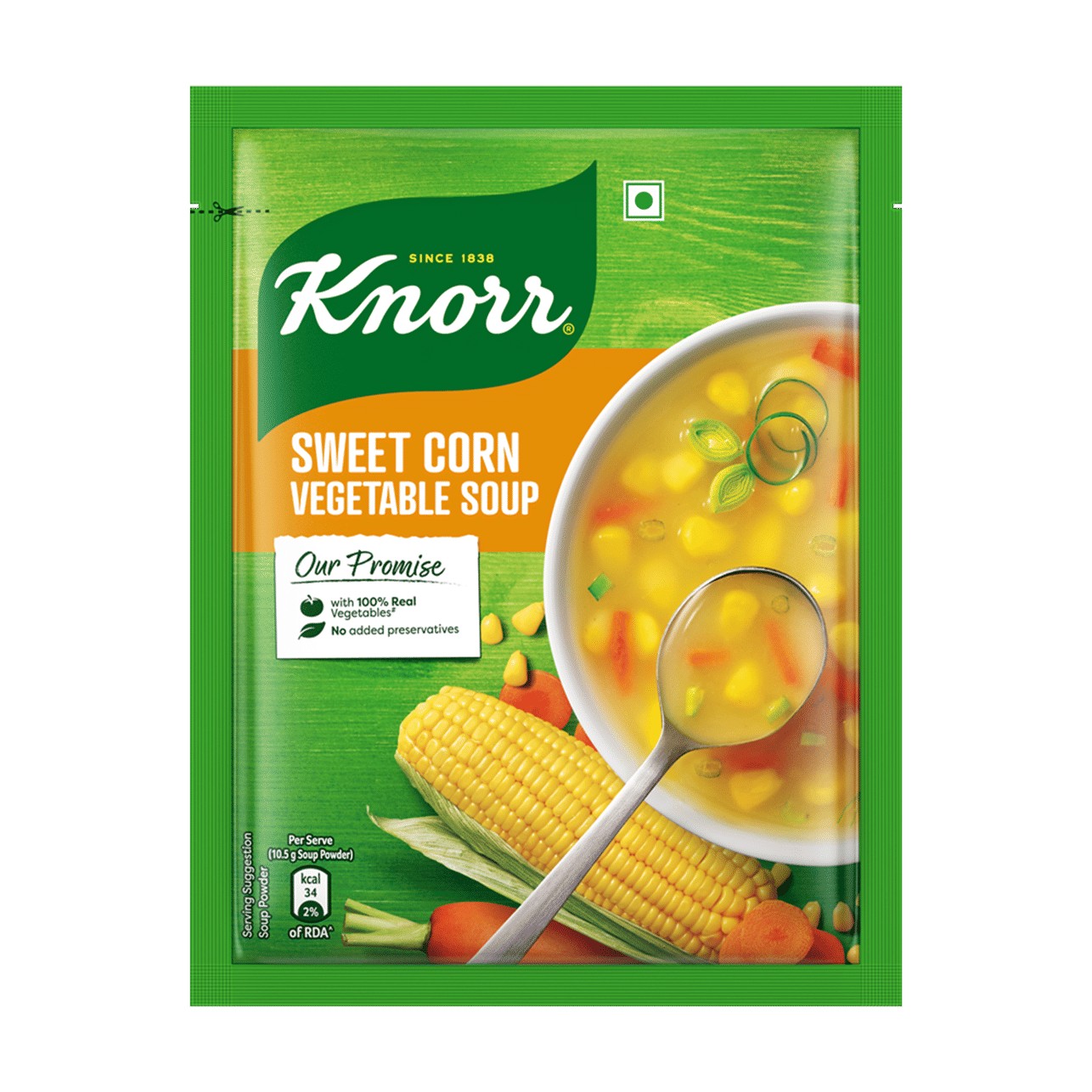 KNORR SW CORN VEG SOUP 56 GM