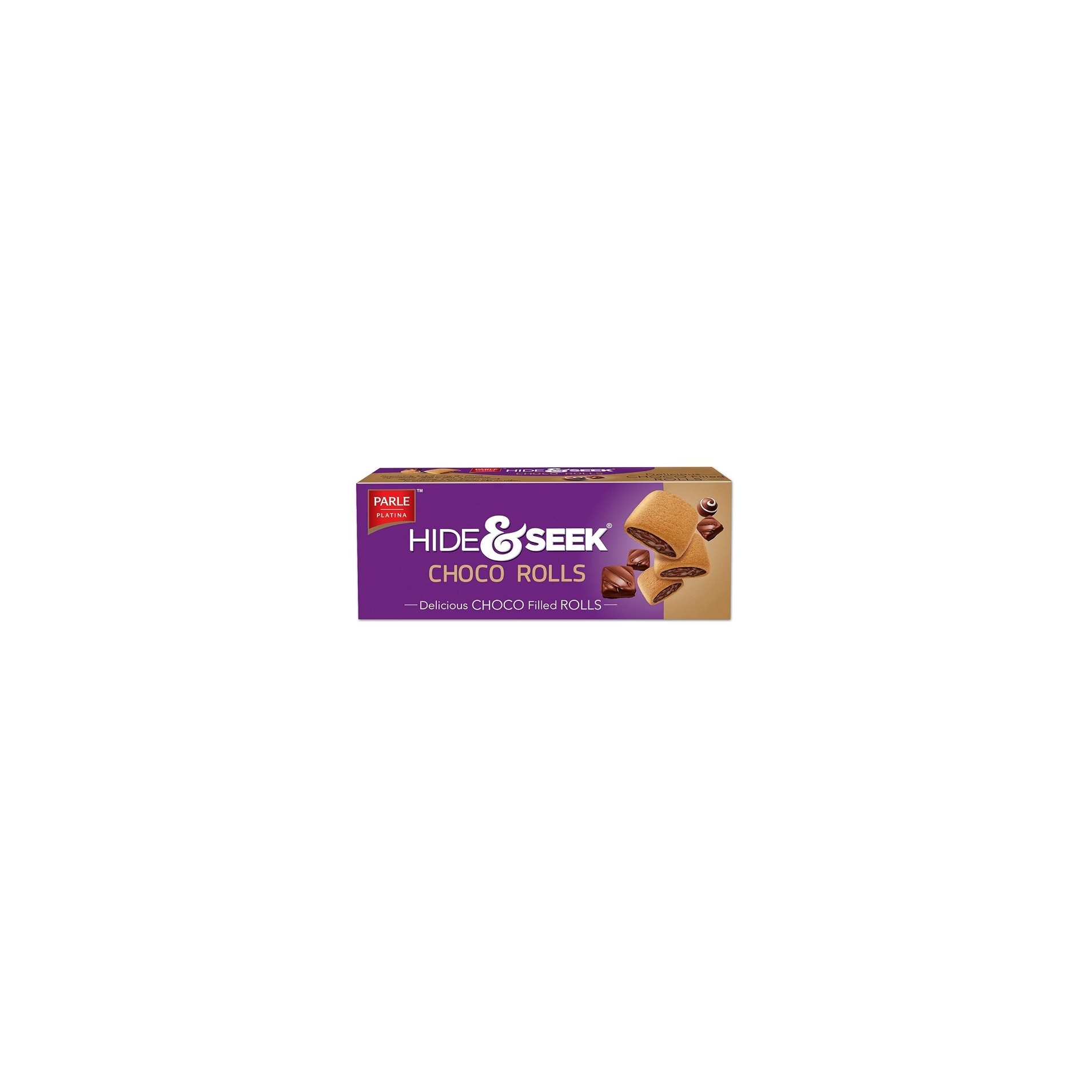 HIDE N SEEK CHOCO ROLLS PARLE 75 GM