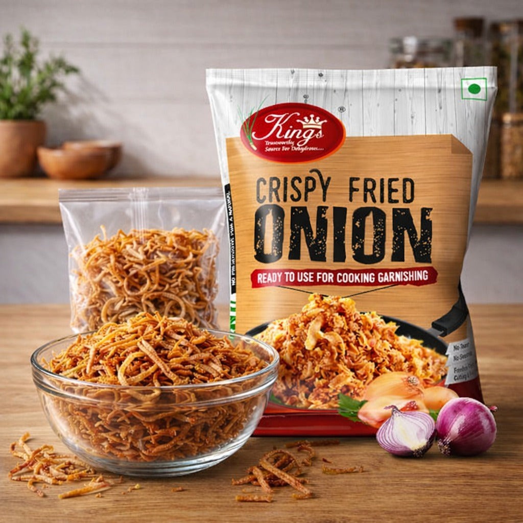 KING BRAND FRIED ONION 400 GM