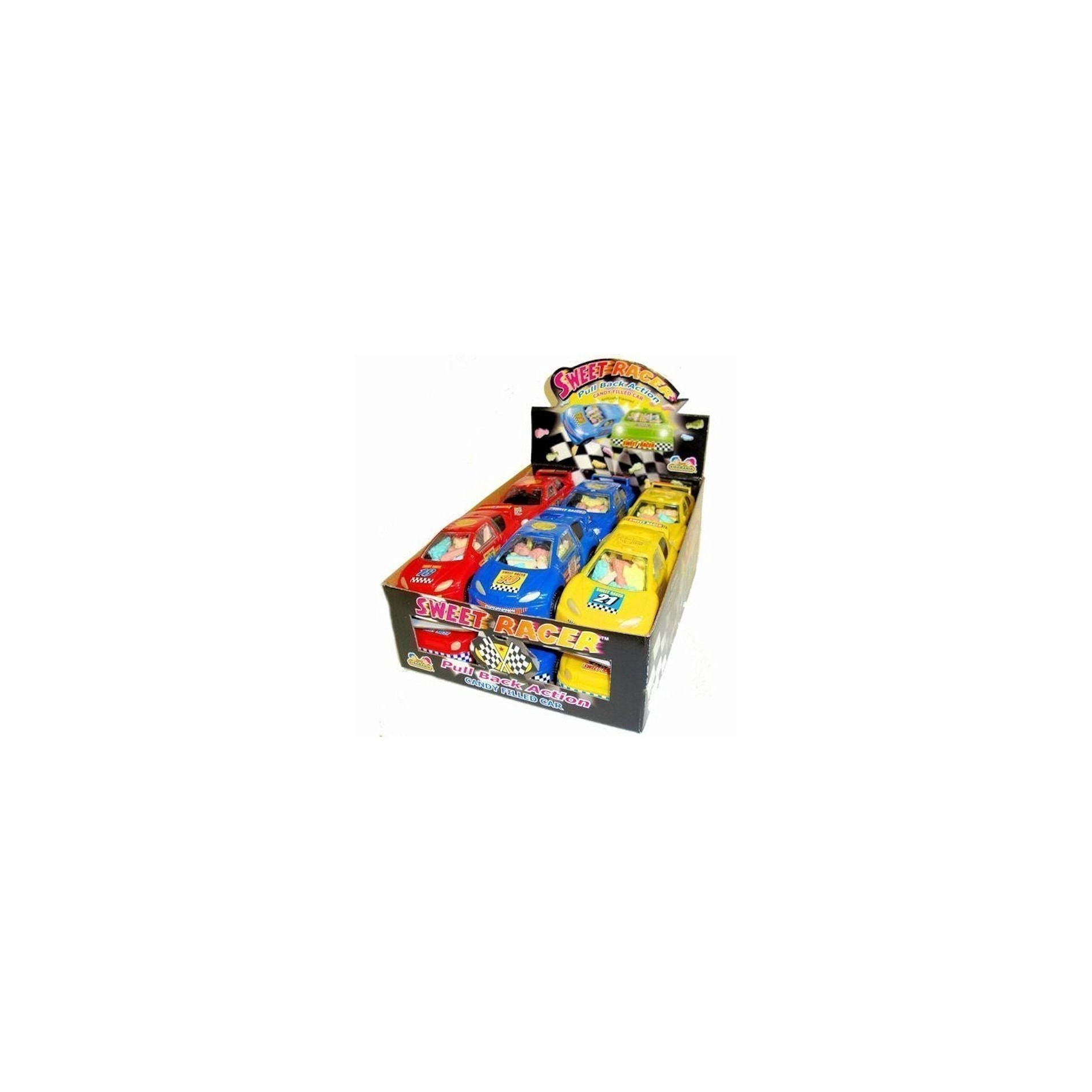 SWEET RACER CAR CANDY FILLED 12 GM