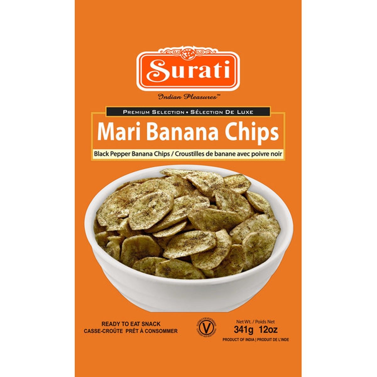 SURATI MARI BANANA CHIPS 12 OZ