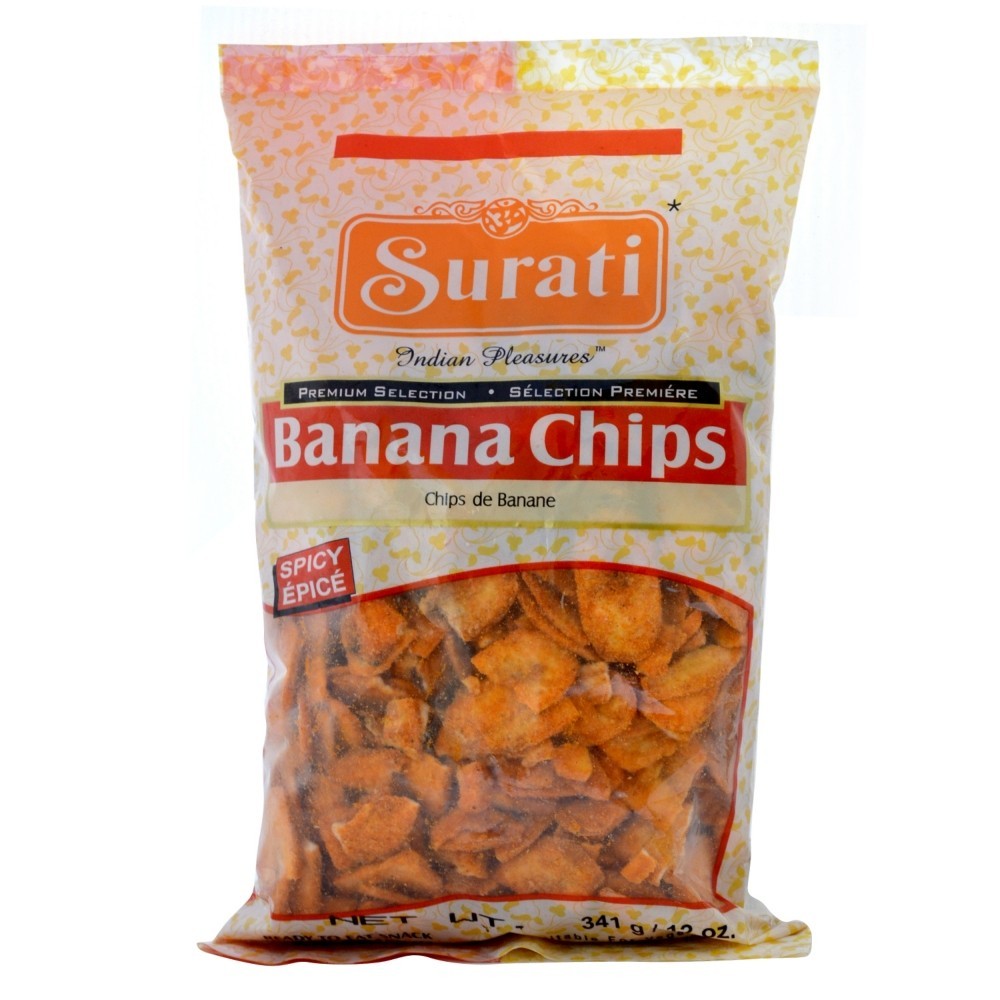Surati Spicy Banana Chips 12 OZ