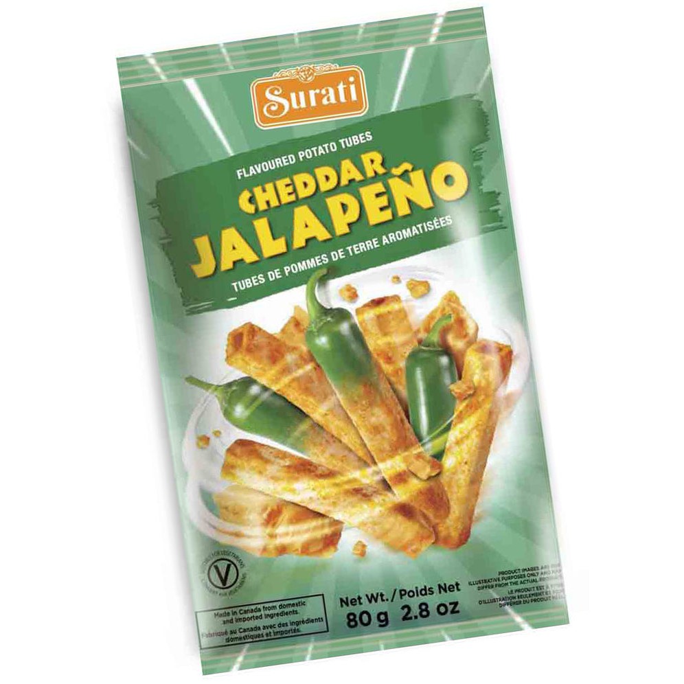 SURATI CHEDDAR JALAPENO 80 GM