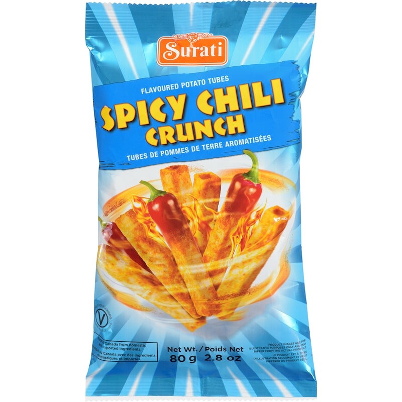 SURATI SPICY CHILLI CRUNCH 80 GM