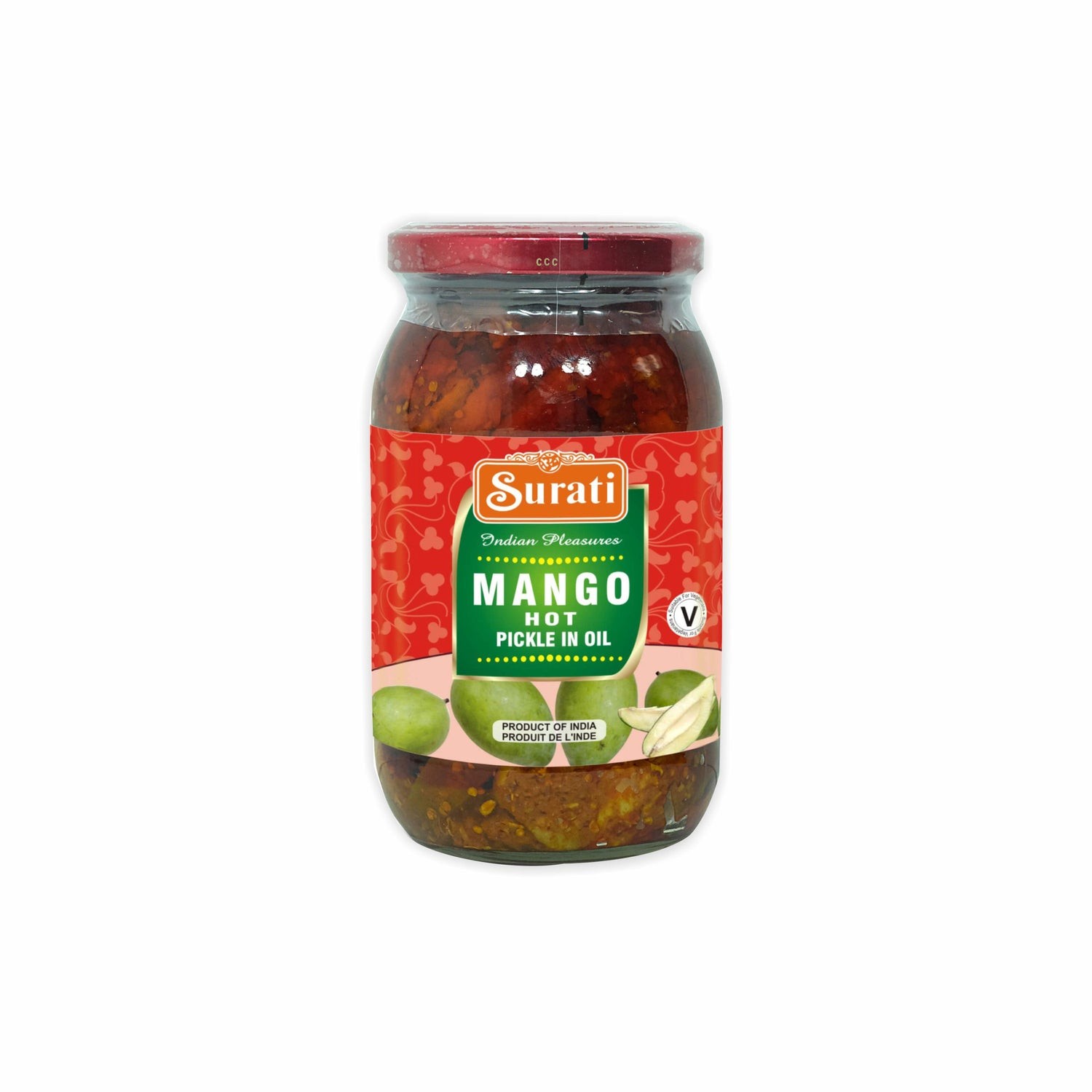 EX HOT MANGO PICKLE SURATI 700 GM
