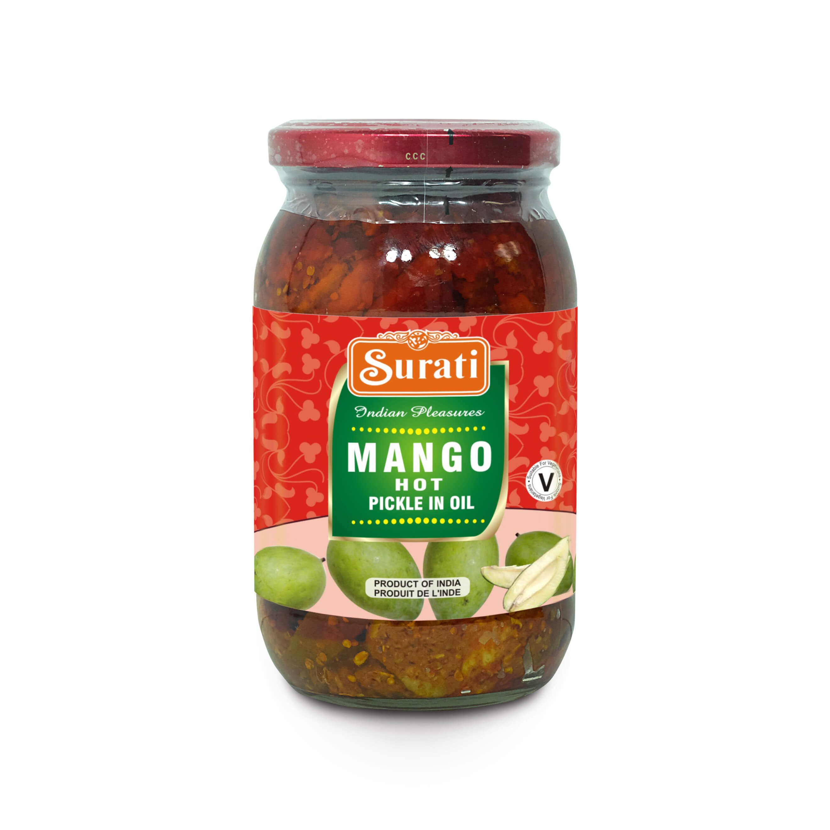 HOT MANGO PICKLE SURATI 700 GM
