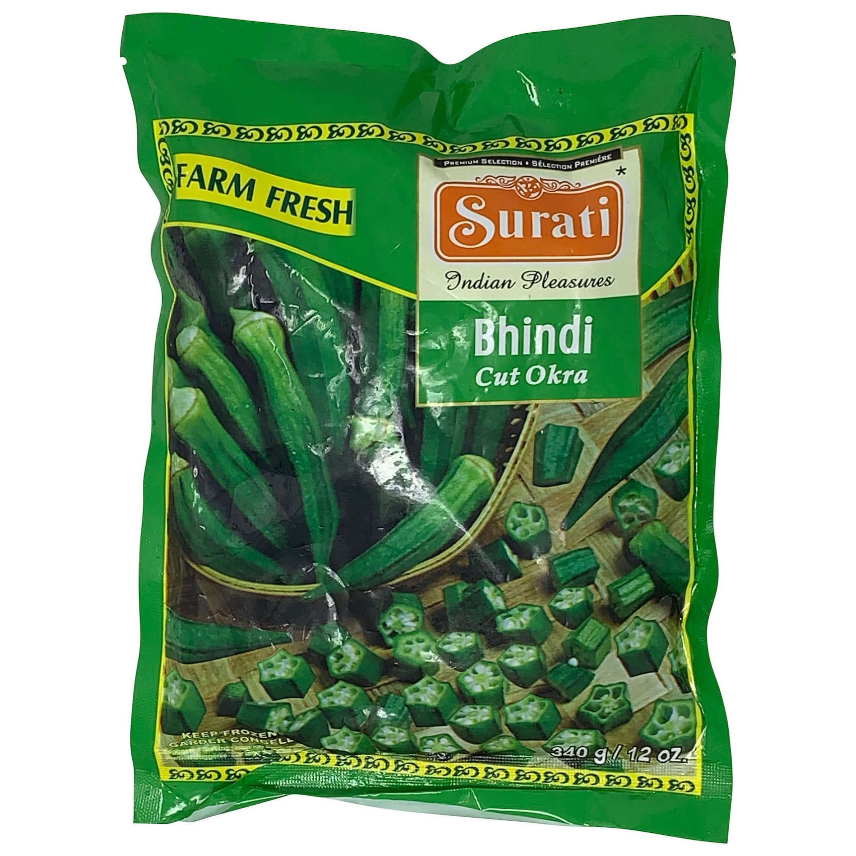 Surati Cut Okra 340 GM