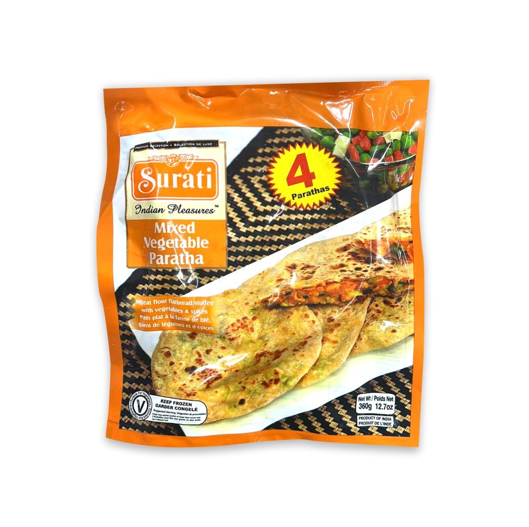 Surati Mix Veg Pratha 4 PCS
