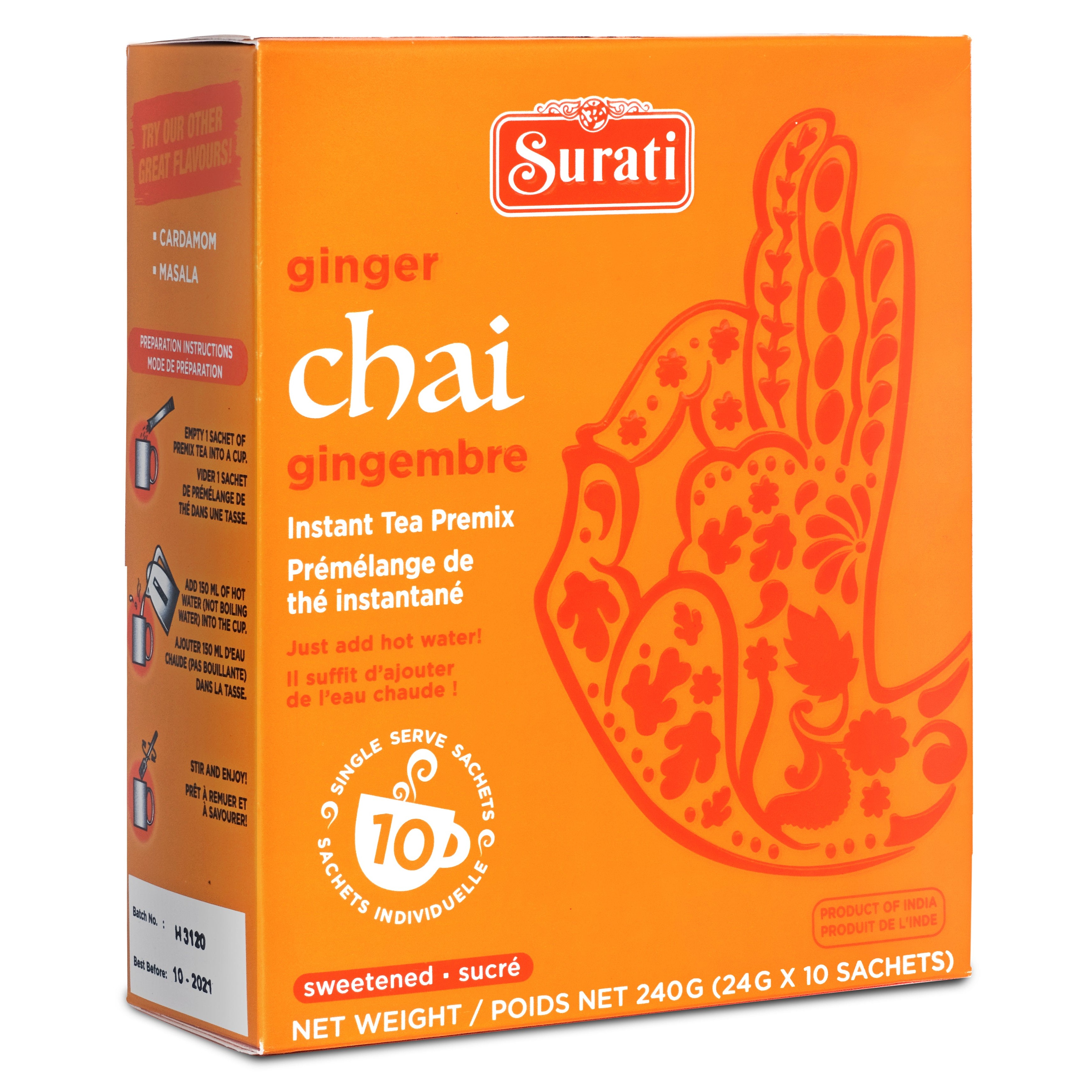 SURATI GINGER CHAI 240 GM