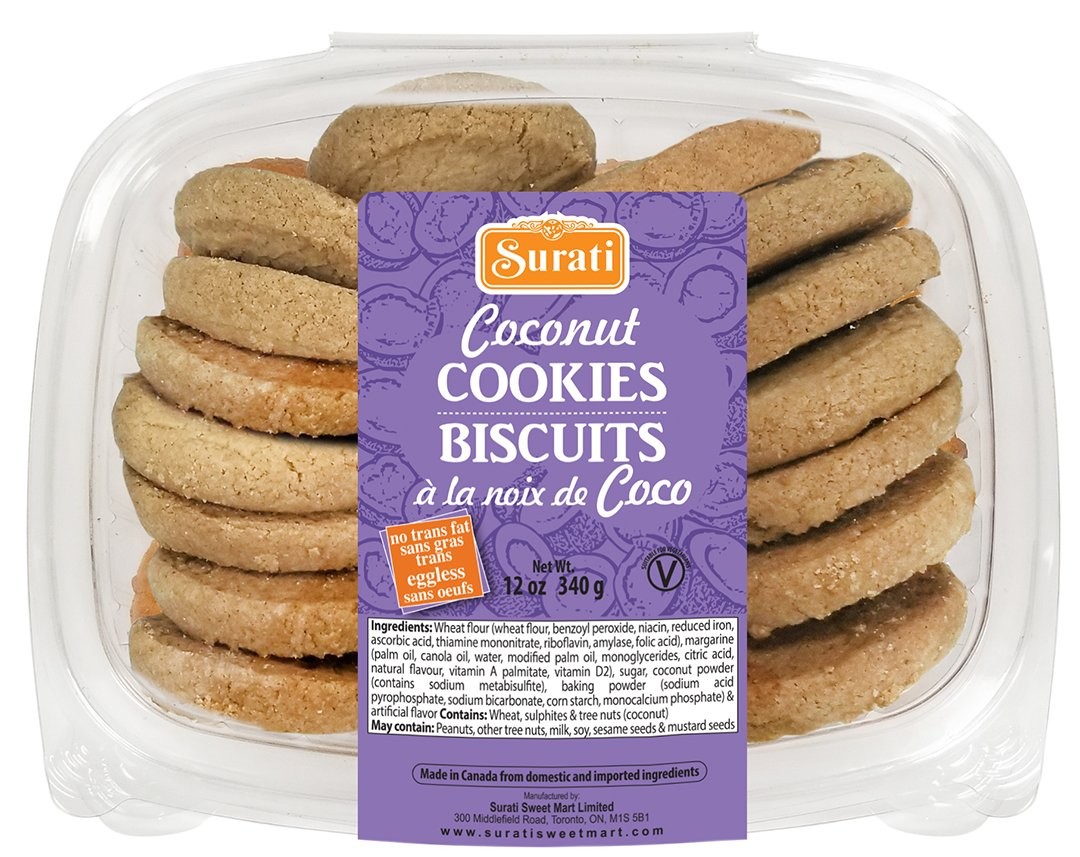 SURATI COCONUT COOKIES 12 OZ