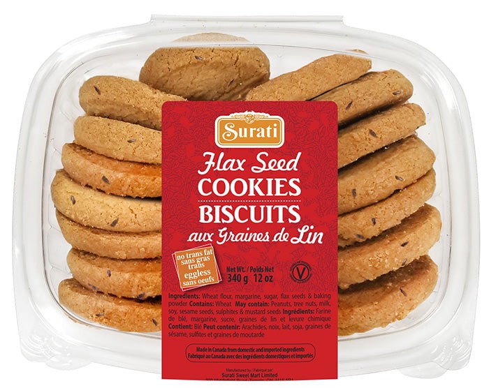Surati Flax Cookies 12 OZ