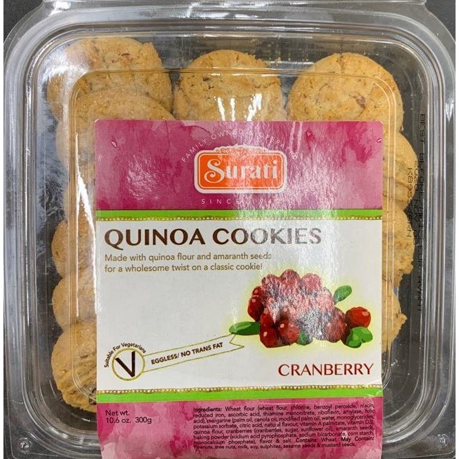 SURATI QUINOA COOKIE 300 GM
