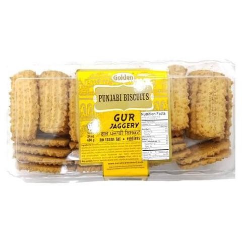 GOLDEN GUR JAGGERY BISCUITS 680 GM