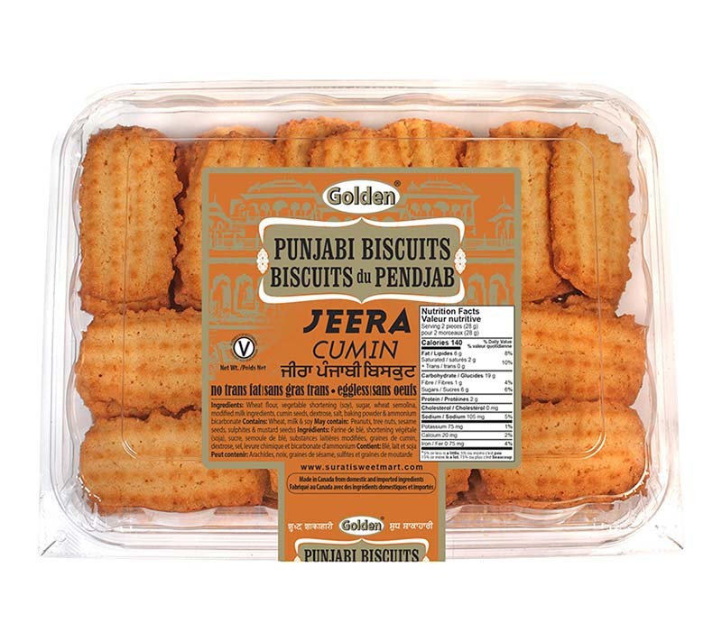 GOLDEN JEERA PUNJABI BISCUITS 2.5 LBS