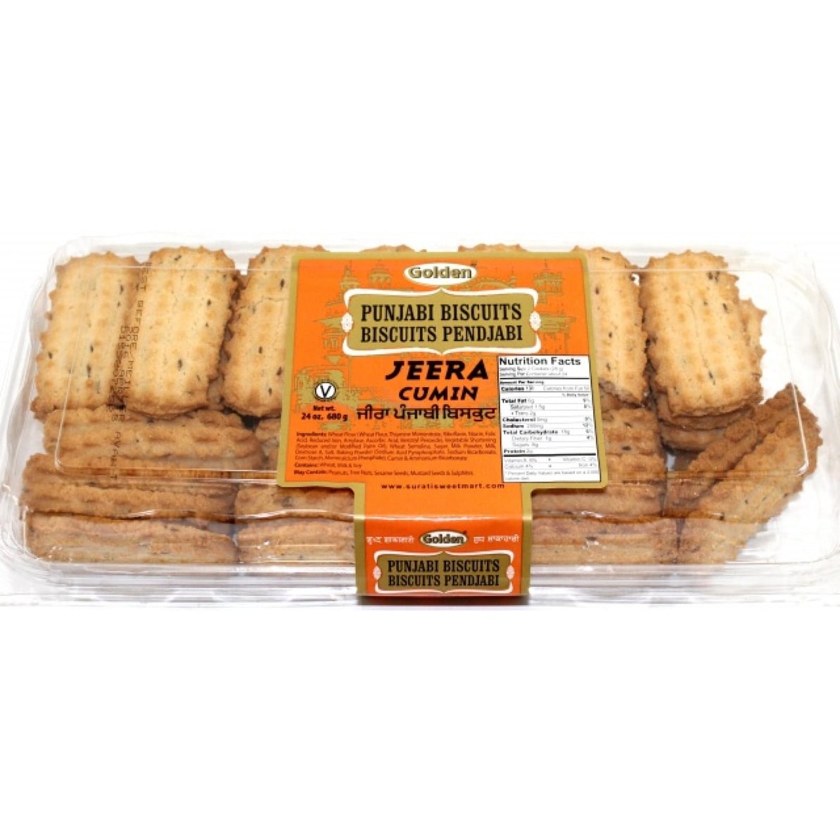 Golden Jeera Cumin Biscuits 24 OZ