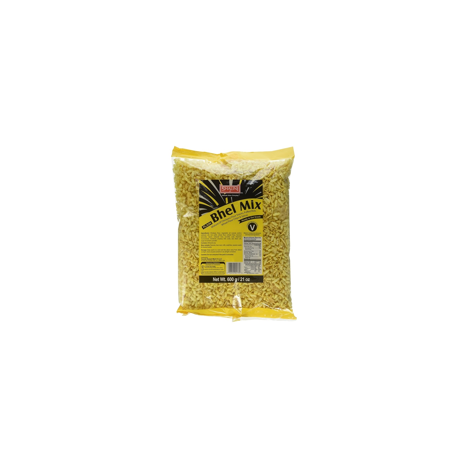 SHALINI BHEL MIX PLAIN 21 OZ