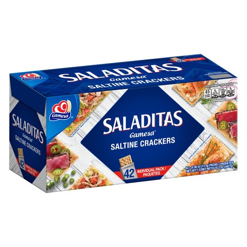 SALADITAS CRACKERS                       16.2 OZ