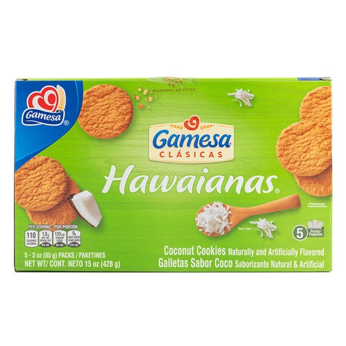 HAWAIANAS COOKIES                        15 OZ