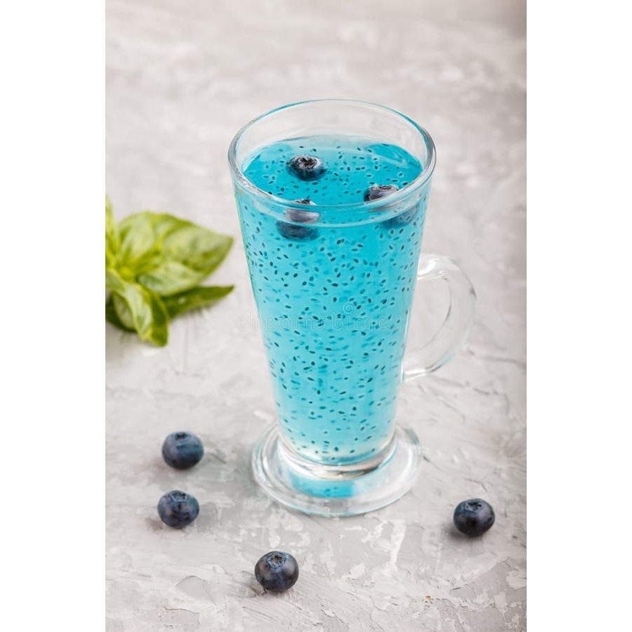Mahan Bluebeery Drink With Basil Seed 90 ML