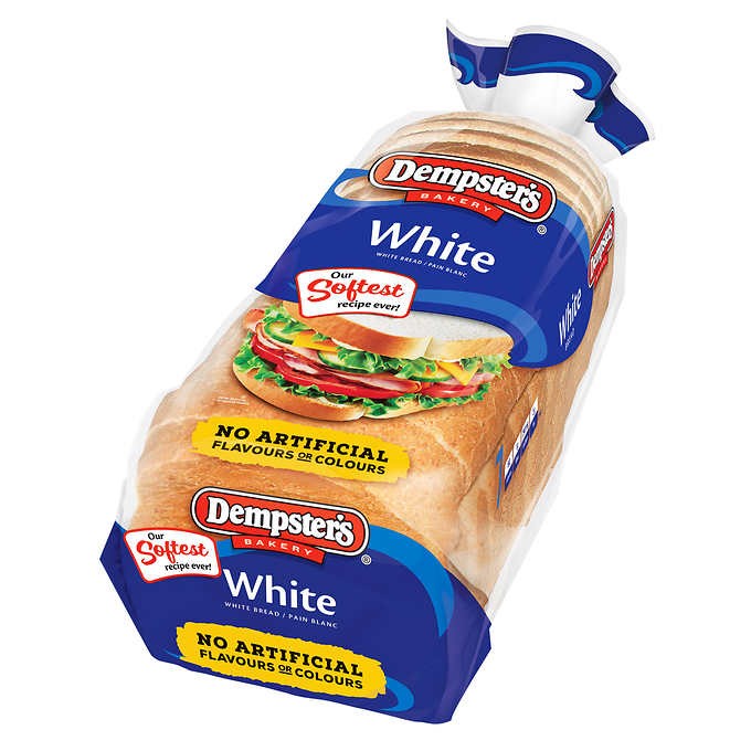 Dempster's White Bread  675 GM