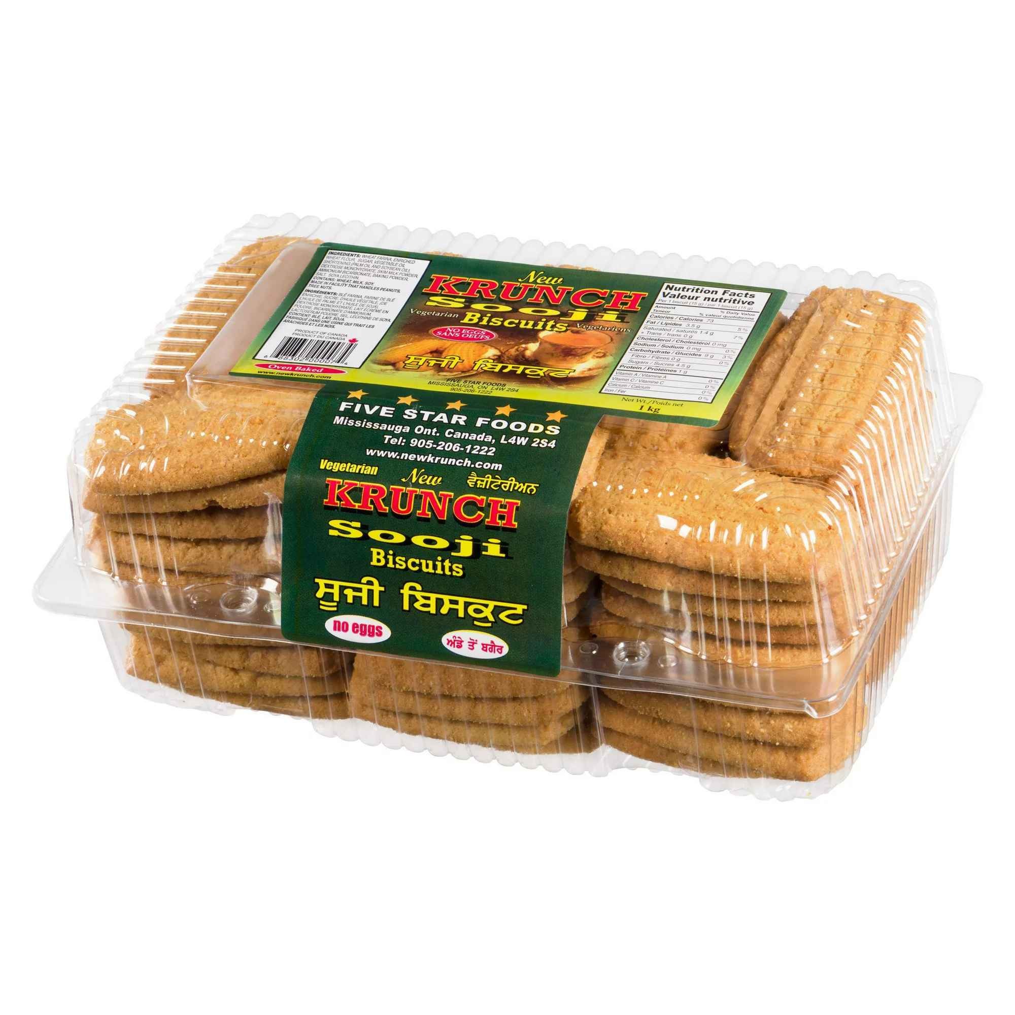 Sooji Biscuits Krunch 2.2 Lbs