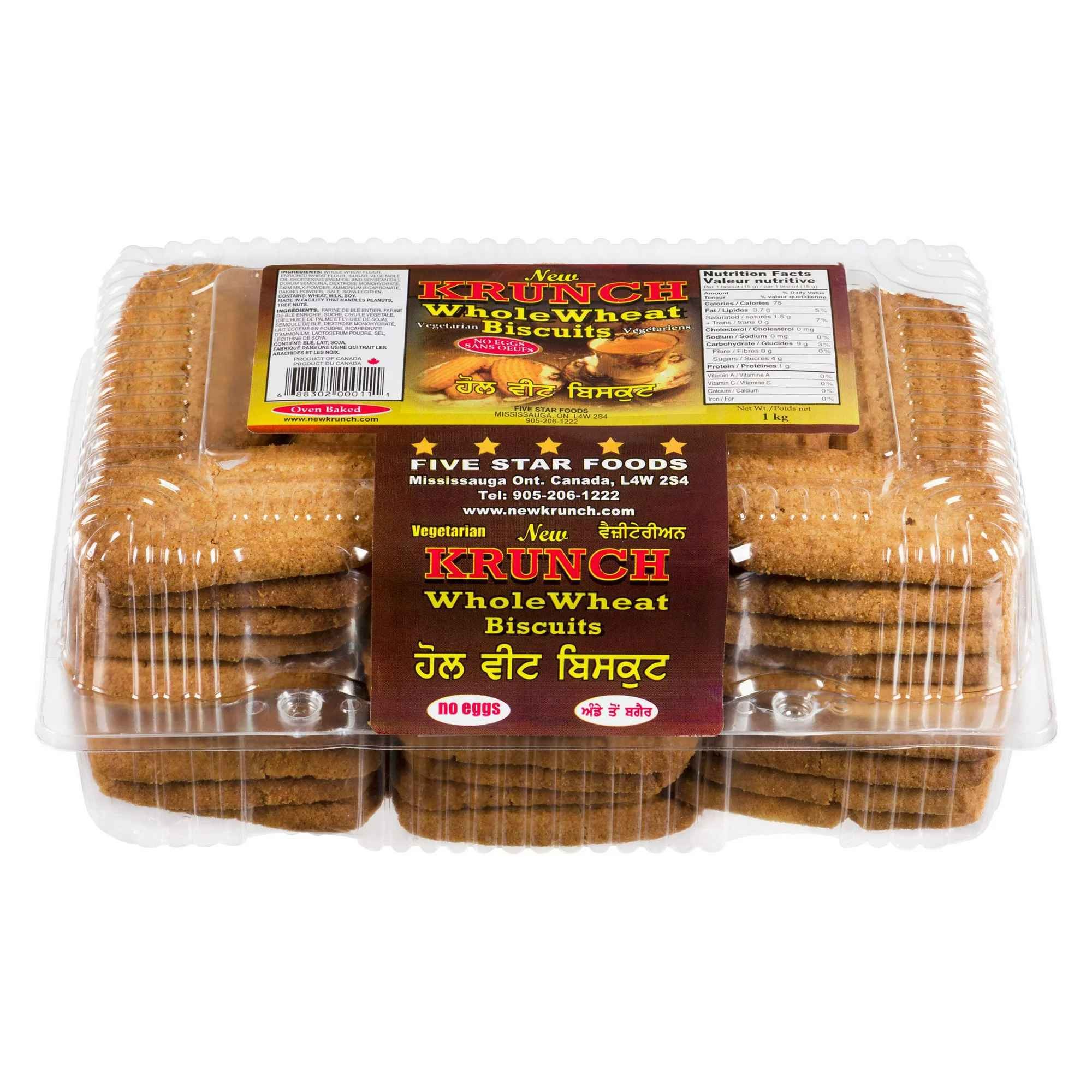 Krunch Whole Wheat Biscuit 2.5 LBS