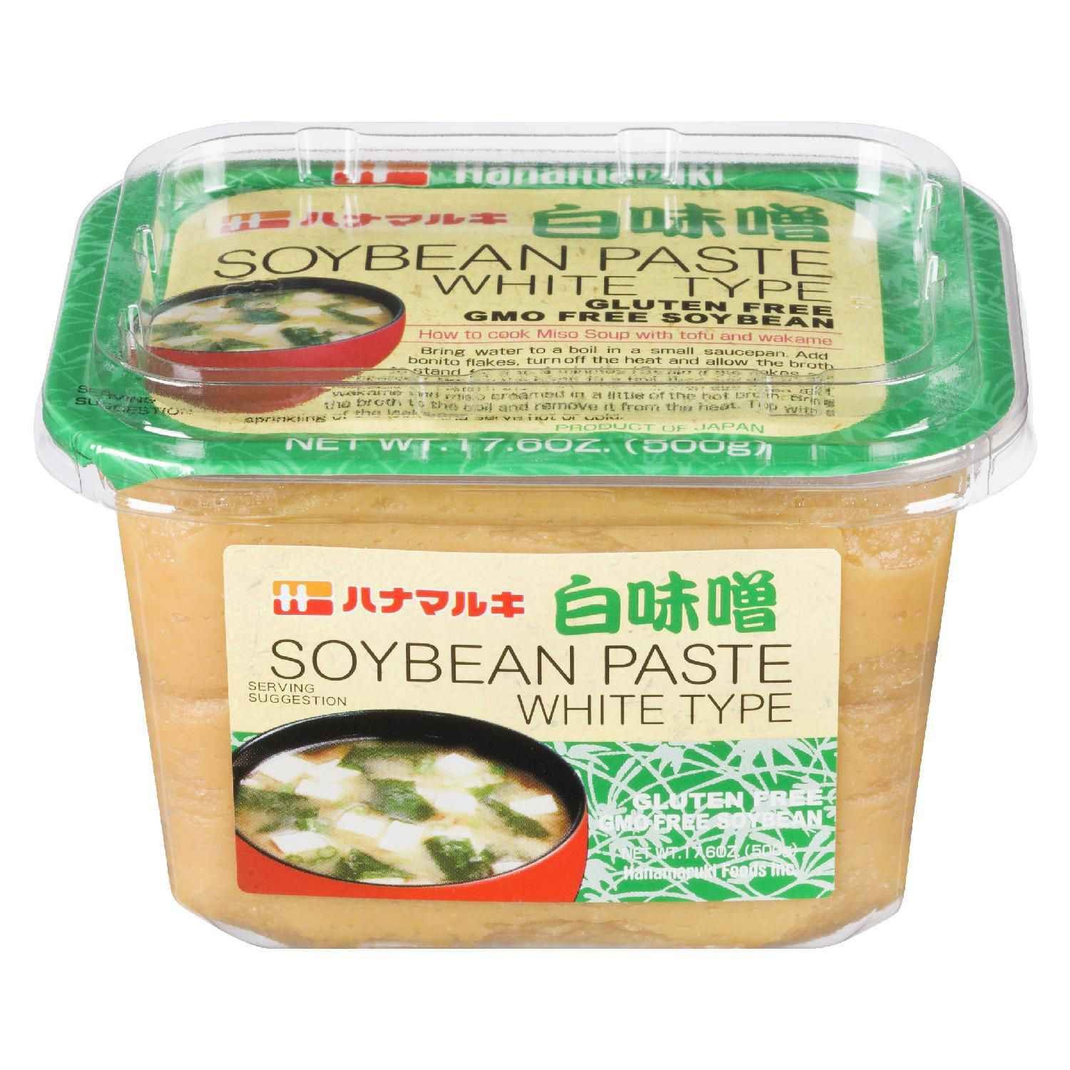 HANAMARUKI SOYBEAN PASTE WHITE 1.06 Lbs