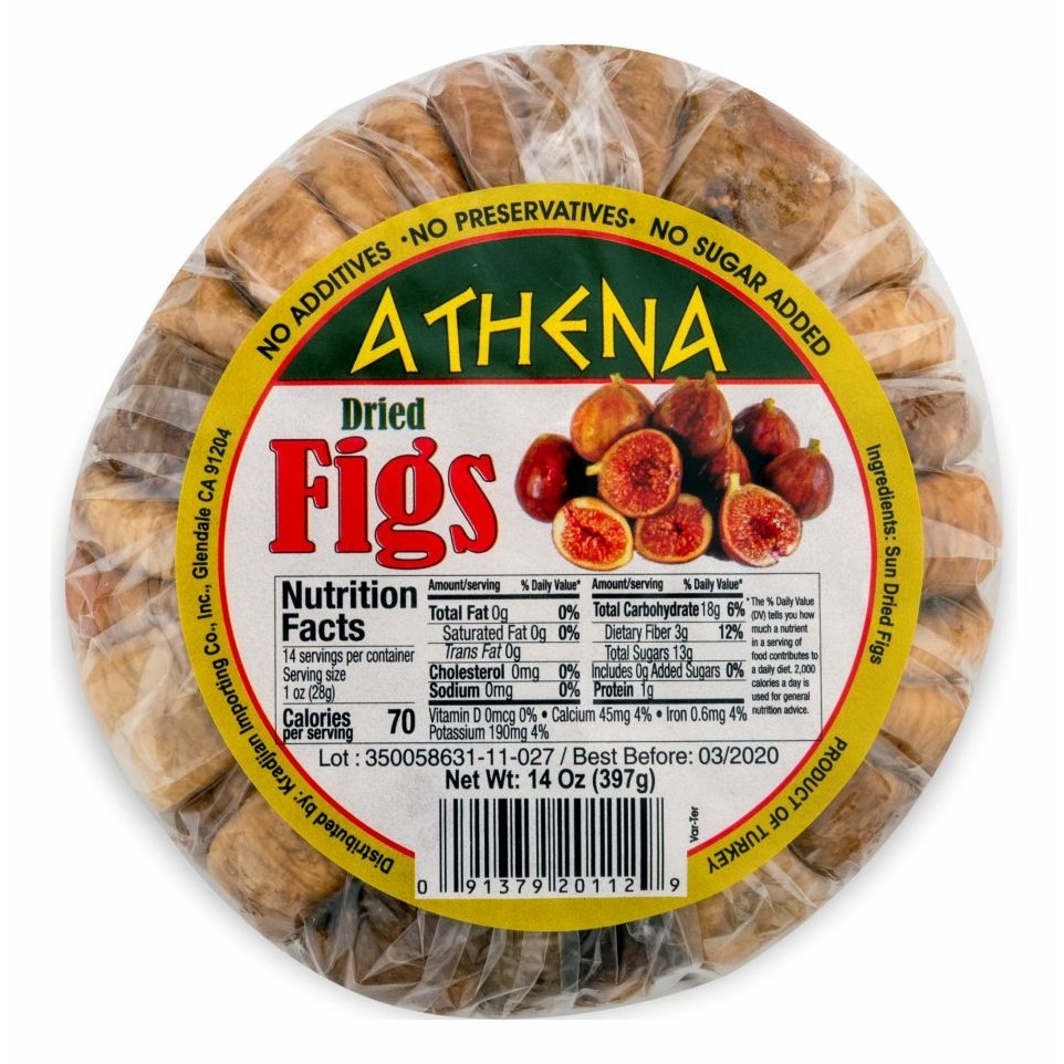 ATHENA DRIED FIGS 250 GM