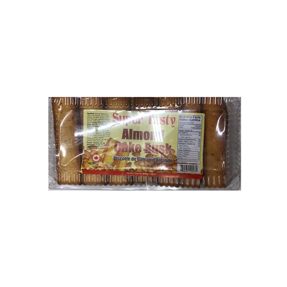SUPER TASTY ALMOND CAKE RUSK 800 GM