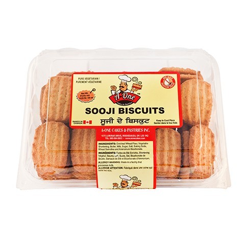 A ONE SOOJI BISCUITS 700 GM