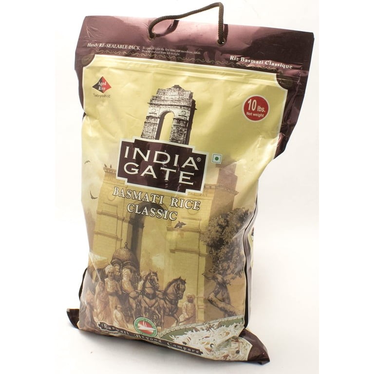 BASMATI RICE INDIA GATE 10 LBS