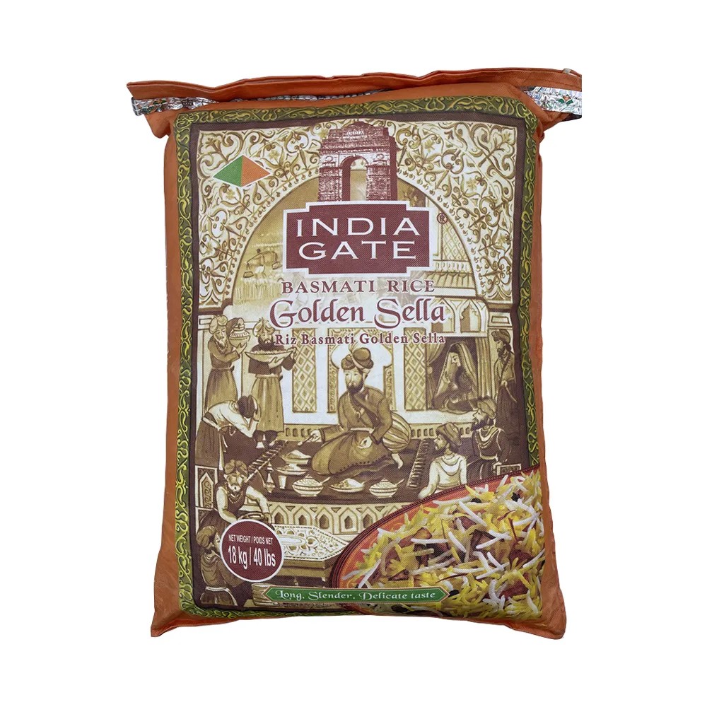 INDIA GATE SELLA BASMATI  40 LBS