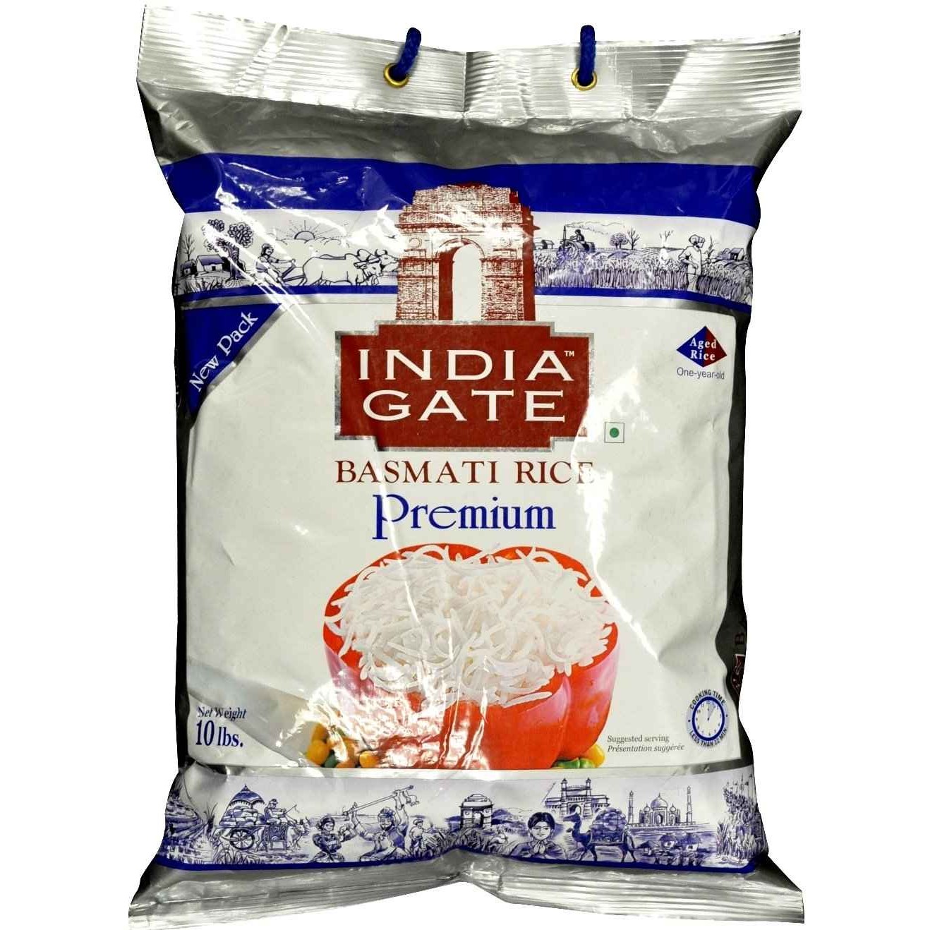 India Gate Basmati Rice Premium 10 LBS