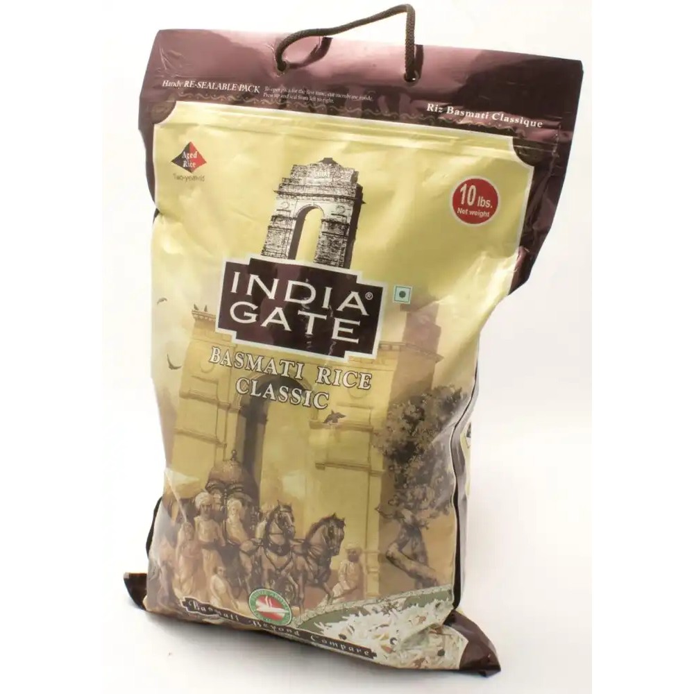 India Gate Basmati Rice Classic 10 LBS