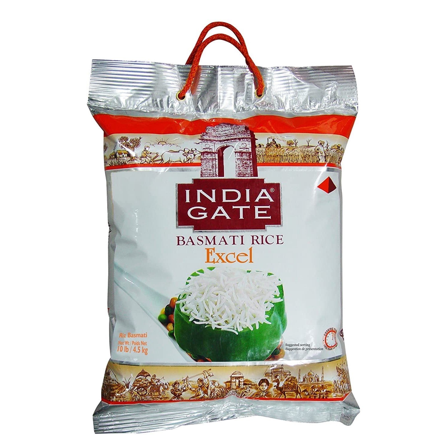 INDIA GATE BASMATI RICE EXCEL 10 LBS