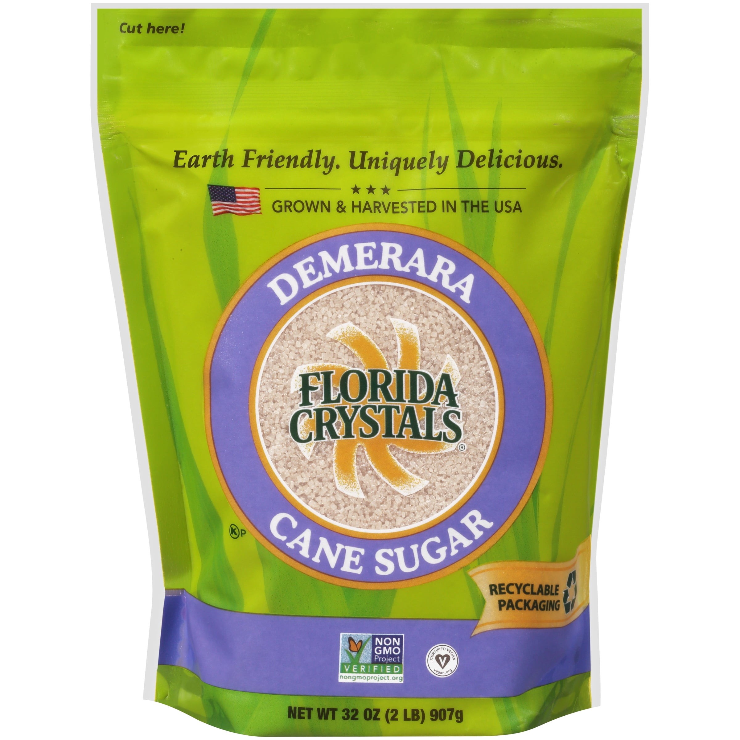 Demerara Cane Sugar 2 LBS