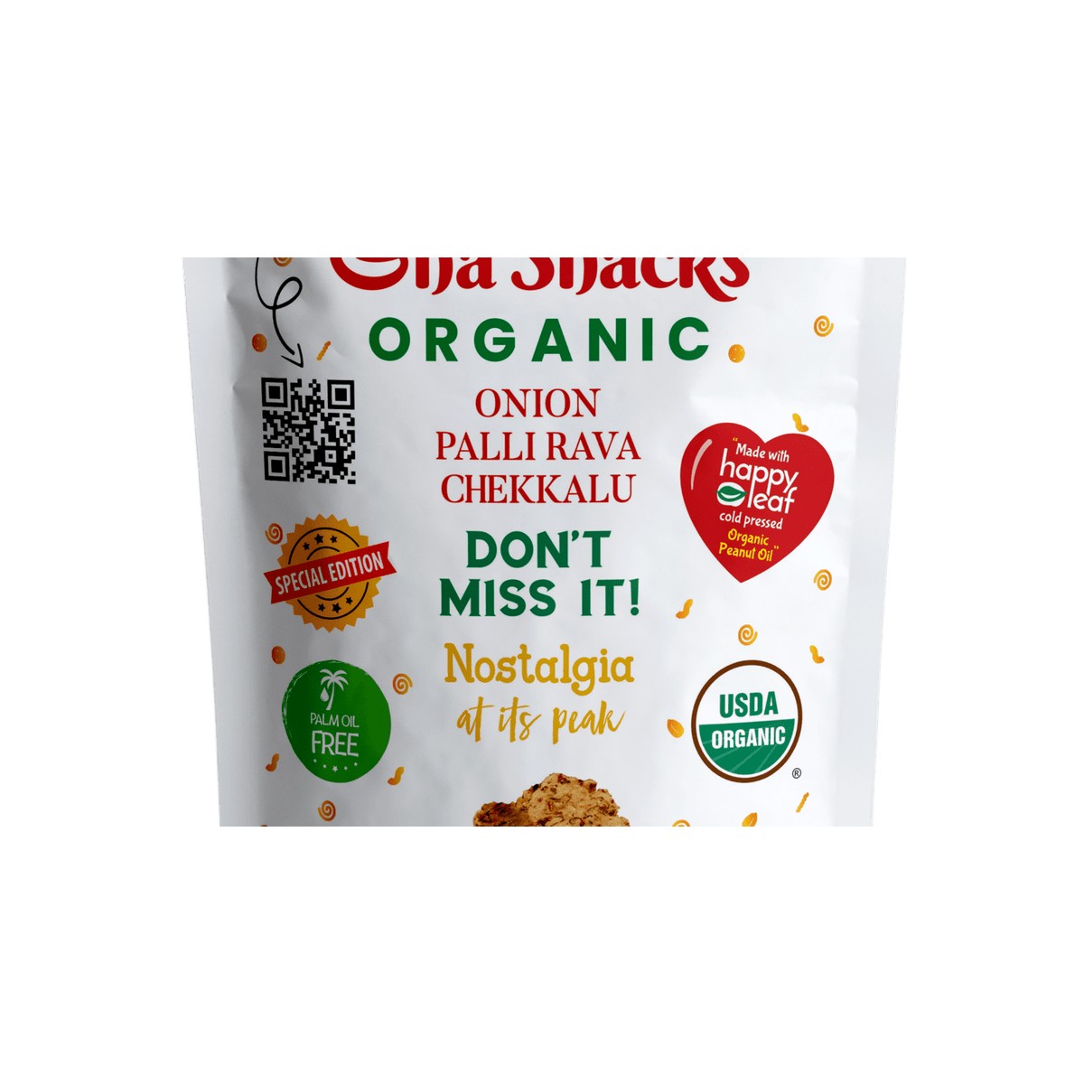 Aha Org Onion Palli Chekkal 6 OZ