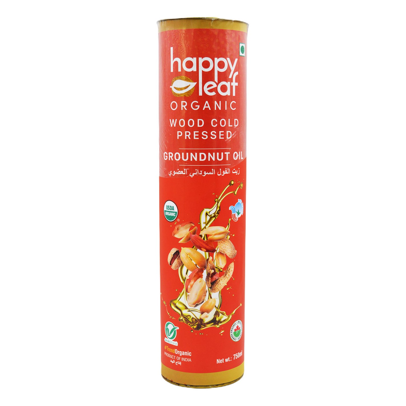 Happy Organic Groundnut Oil 750 ML