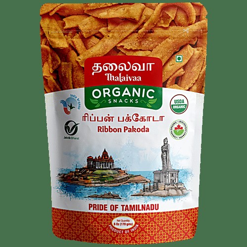 Thalaivaa Organic Ribbon Pakoda 170 GM