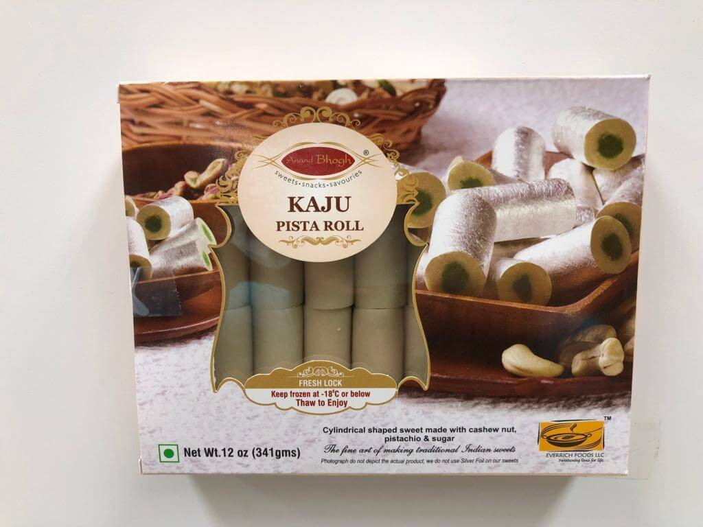 ANAND BHOGH KAJU PISTA ROLL 12 OZ
