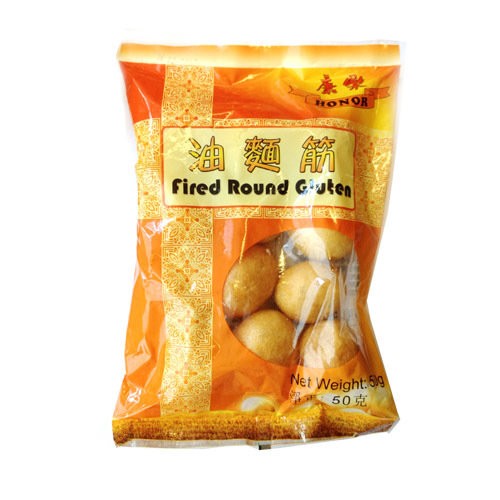 Fried Round Gluten  50 GM
