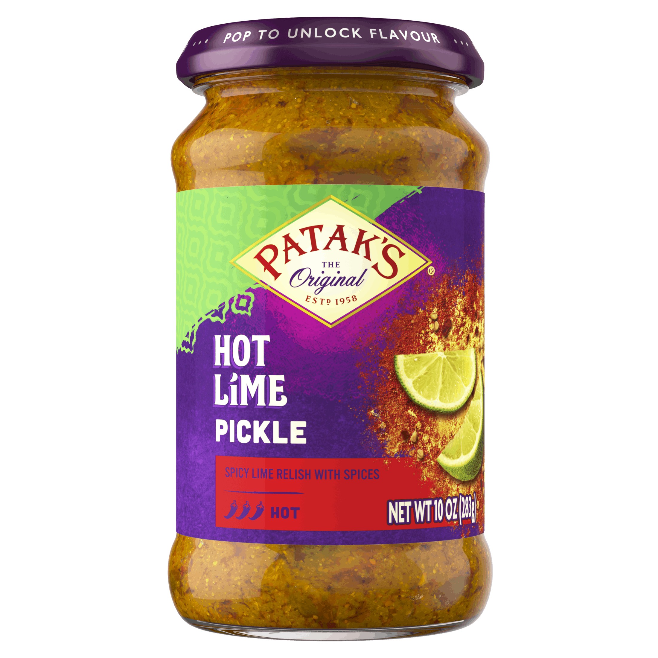 PATAK PICKLE LIME HOT 10 OZ