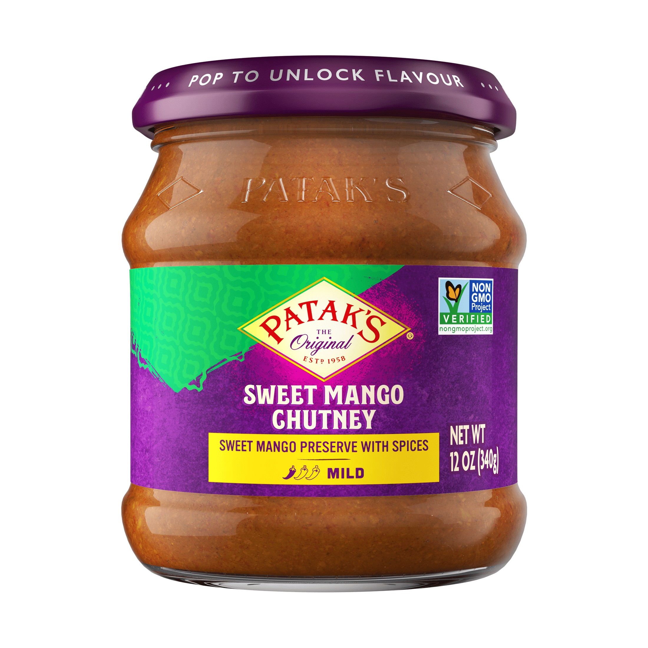 PATAK MANGO CHUTNEY SWEET 12 OZ