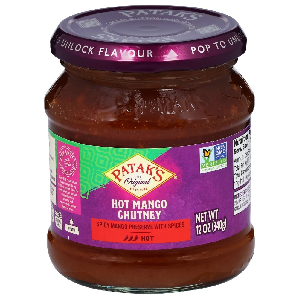 Patak Hot Mango 12 OZ