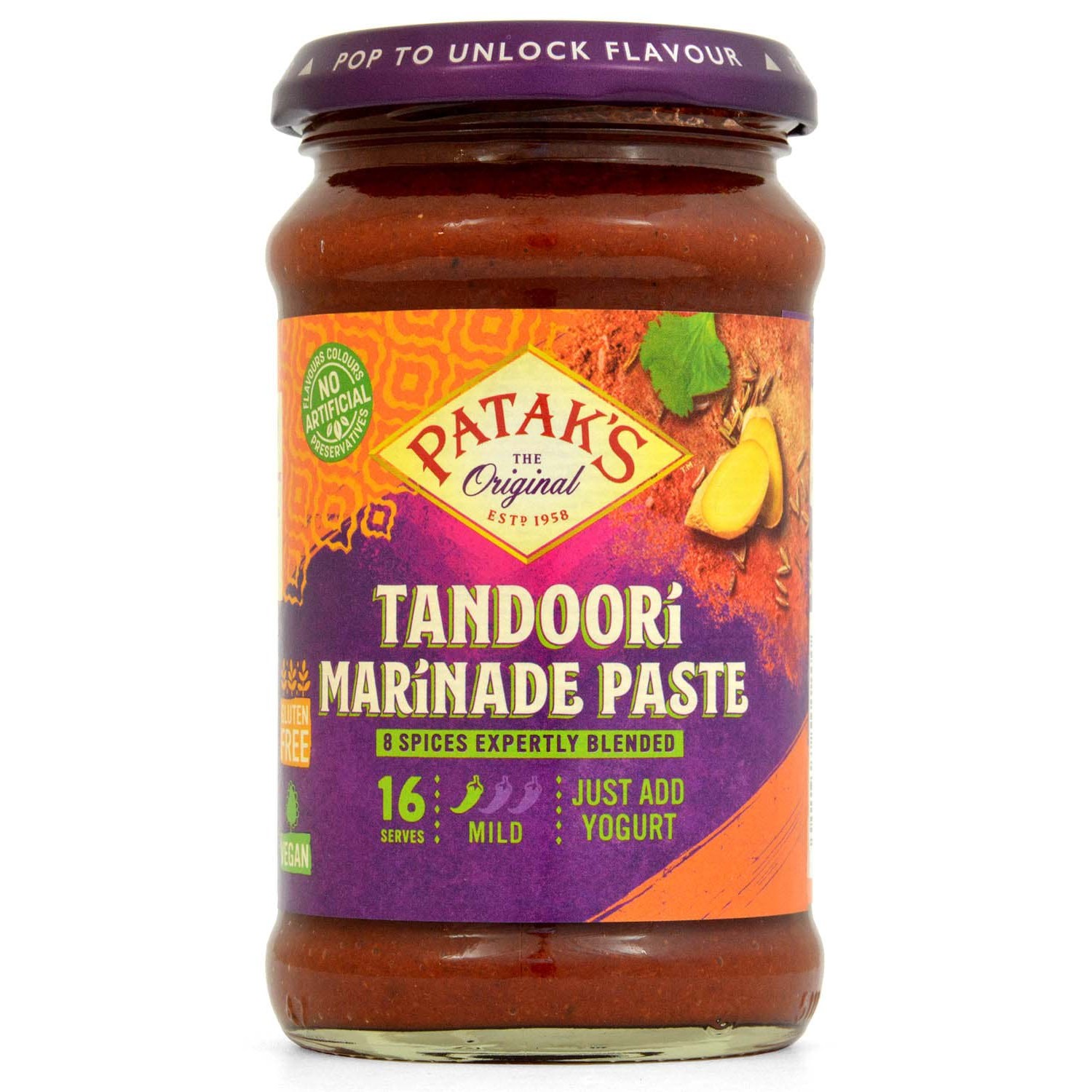 Pataks Tandoori Paste 12 OZ