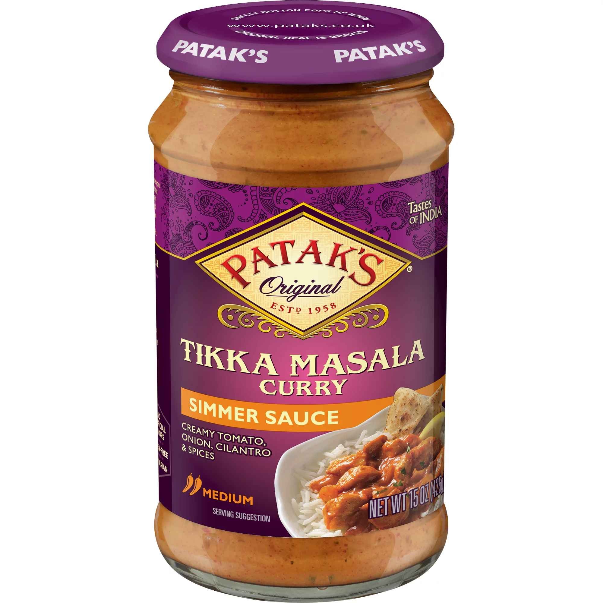 PATAK TIKKA MASALA SAUCE 15 OZ