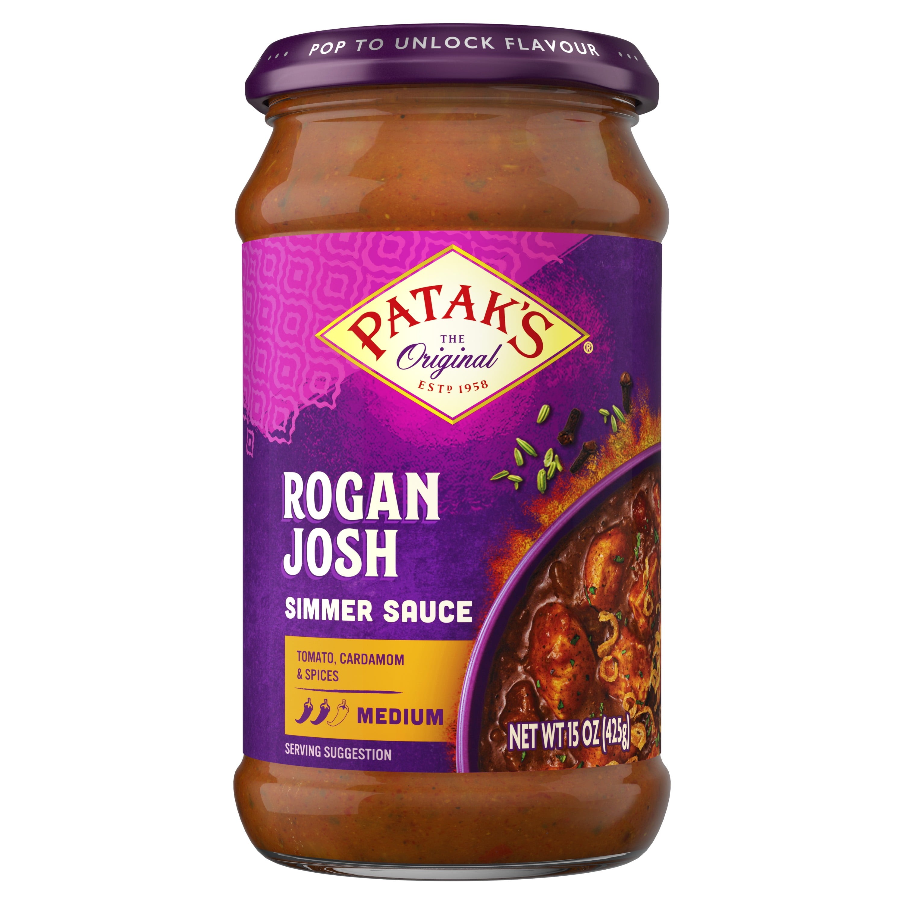 Pataks Rogan Josh Curry 15 OZ