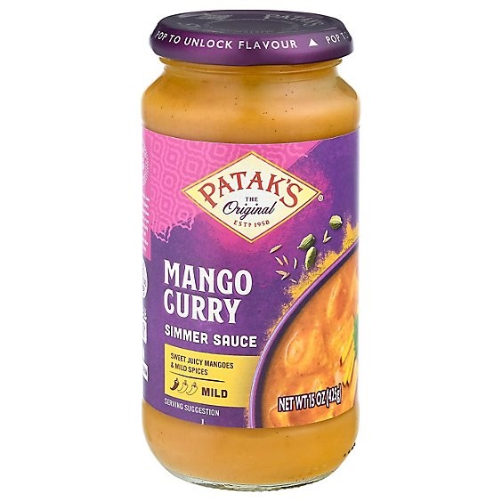Pataks Cooking Sauce Mango Chicken Mild 15 OZ